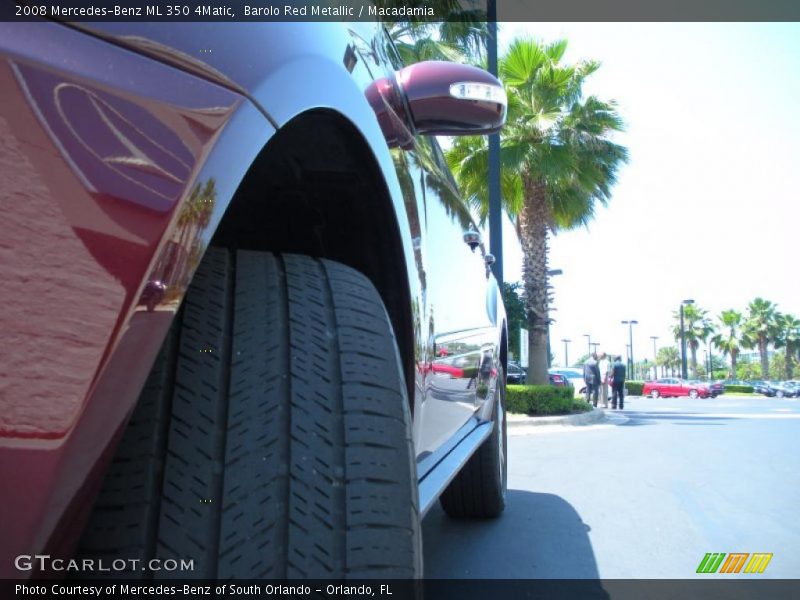 Barolo Red Metallic / Macadamia 2008 Mercedes-Benz ML 350 4Matic