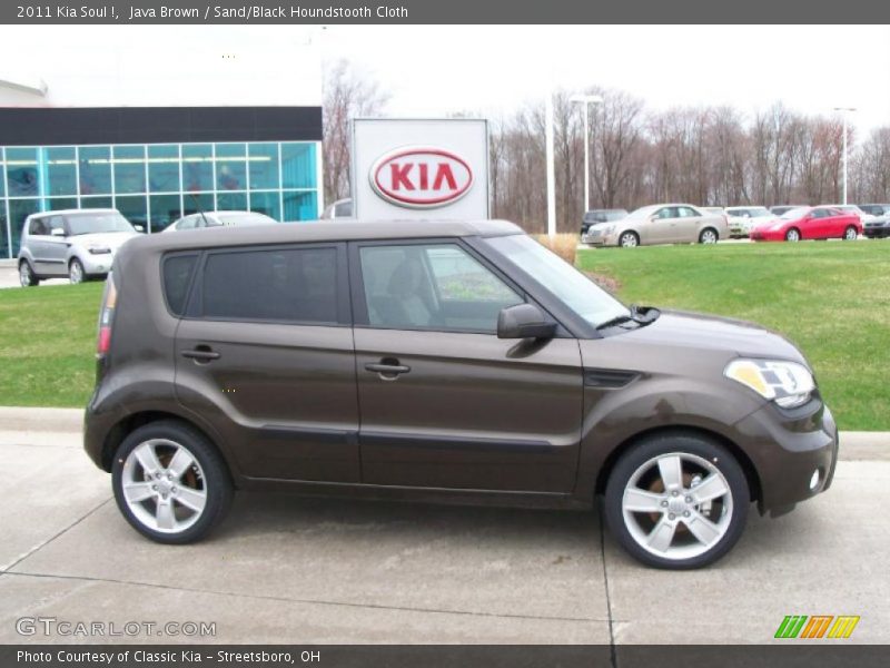 Java Brown / Sand/Black Houndstooth Cloth 2011 Kia Soul !