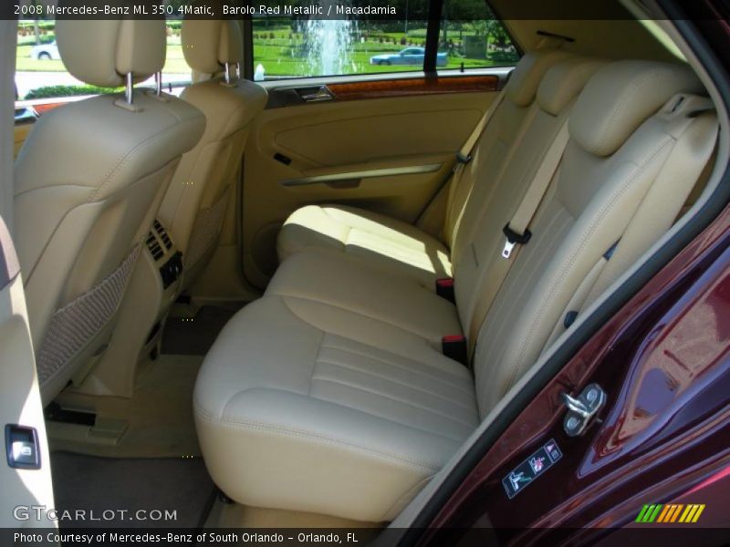 2008 ML 350 4Matic Macadamia Interior