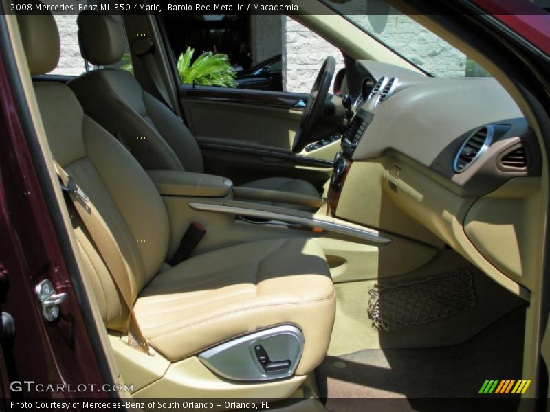 Barolo Red Metallic / Macadamia 2008 Mercedes-Benz ML 350 4Matic