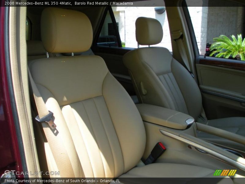 Barolo Red Metallic / Macadamia 2008 Mercedes-Benz ML 350 4Matic