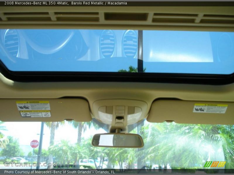 Barolo Red Metallic / Macadamia 2008 Mercedes-Benz ML 350 4Matic