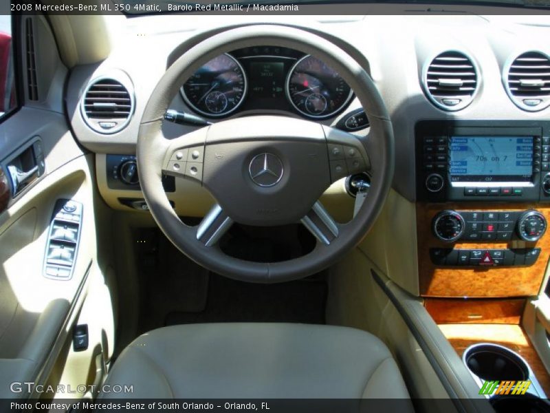 Barolo Red Metallic / Macadamia 2008 Mercedes-Benz ML 350 4Matic