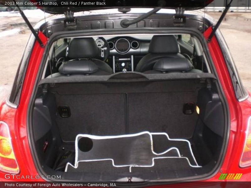 Chili Red / Panther Black 2003 Mini Cooper S Hardtop