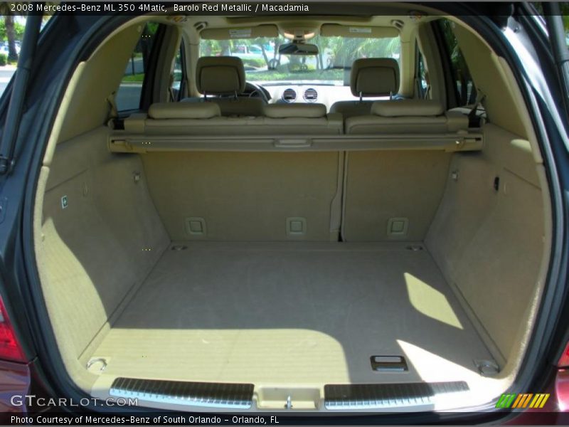  2008 ML 350 4Matic Trunk