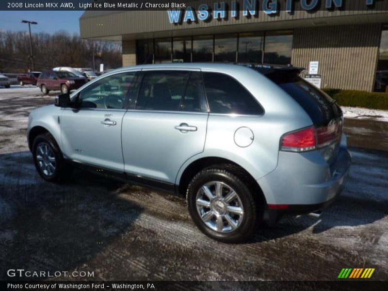 Light Ice Blue Metallic / Charcoal Black 2008 Lincoln MKX AWD