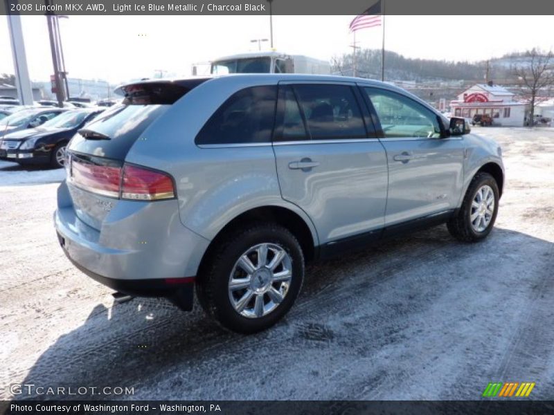 Light Ice Blue Metallic / Charcoal Black 2008 Lincoln MKX AWD