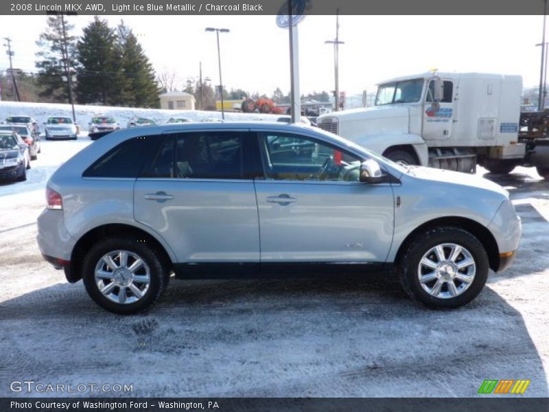 Light Ice Blue Metallic / Charcoal Black 2008 Lincoln MKX AWD