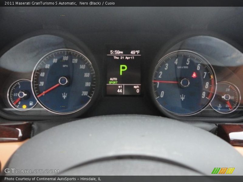  2011 GranTurismo S Automatic S Automatic Gauges