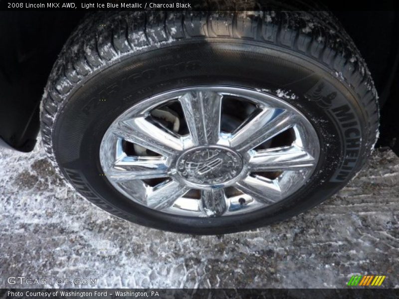 Light Ice Blue Metallic / Charcoal Black 2008 Lincoln MKX AWD