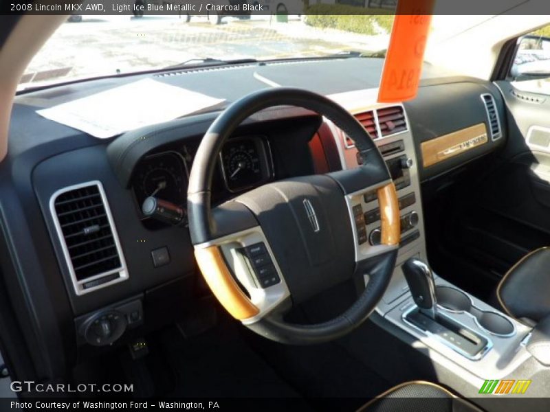 Light Ice Blue Metallic / Charcoal Black 2008 Lincoln MKX AWD