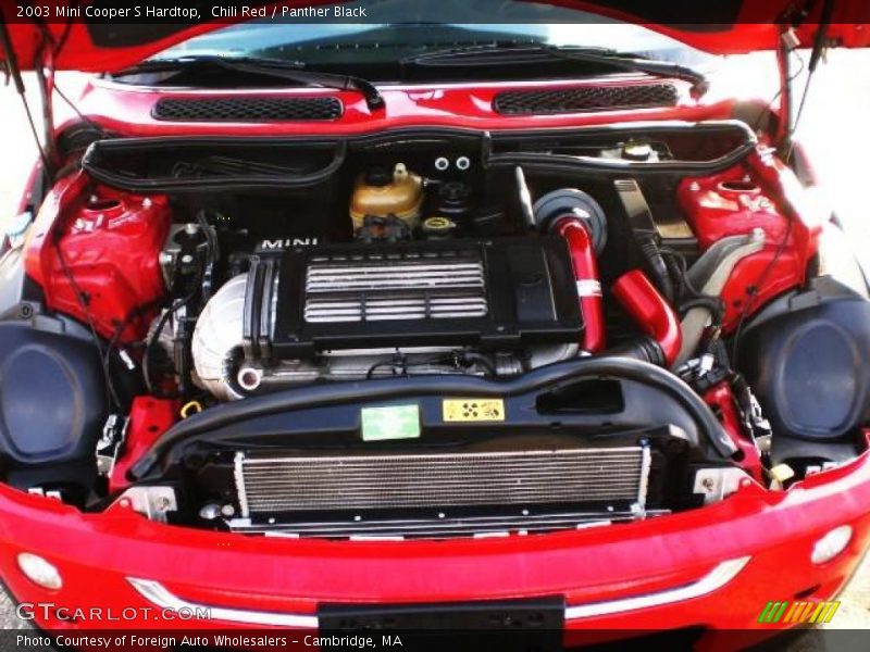 Chili Red / Panther Black 2003 Mini Cooper S Hardtop