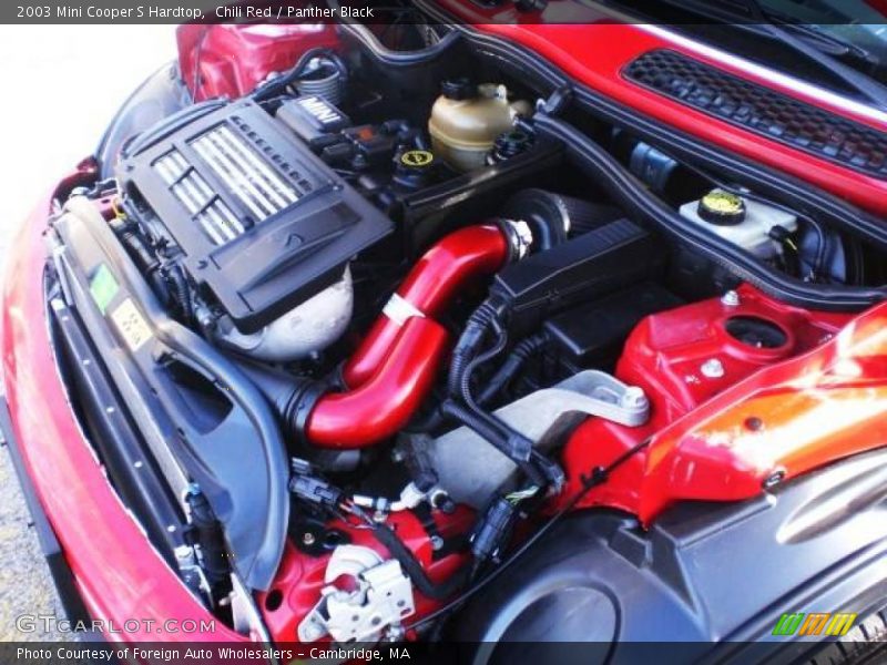 Chili Red / Panther Black 2003 Mini Cooper S Hardtop