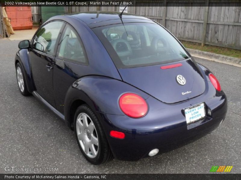 Marlin Blue Pearl / Black 2002 Volkswagen New Beetle GLX 1.8T Coupe