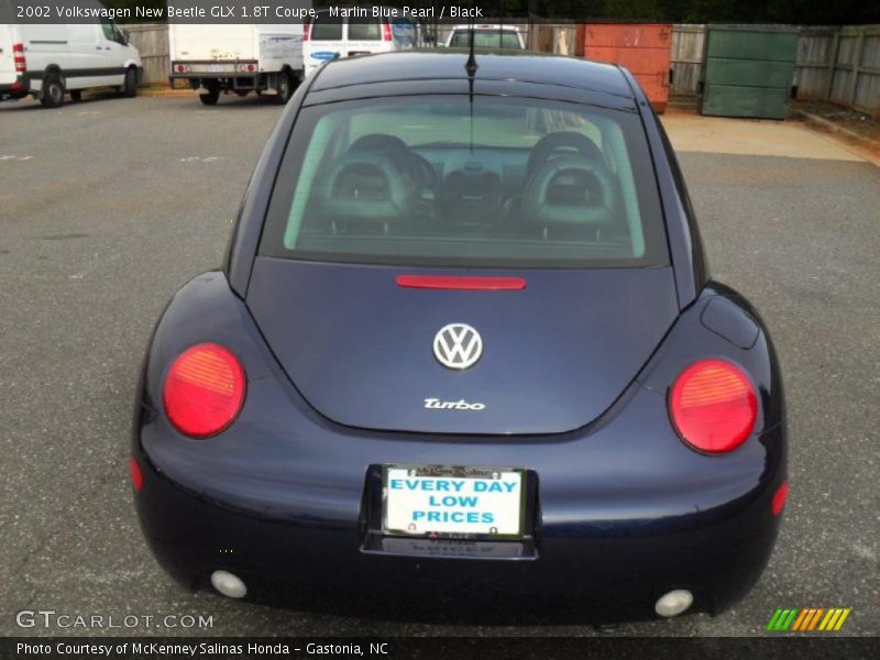 Marlin Blue Pearl / Black 2002 Volkswagen New Beetle GLX 1.8T Coupe