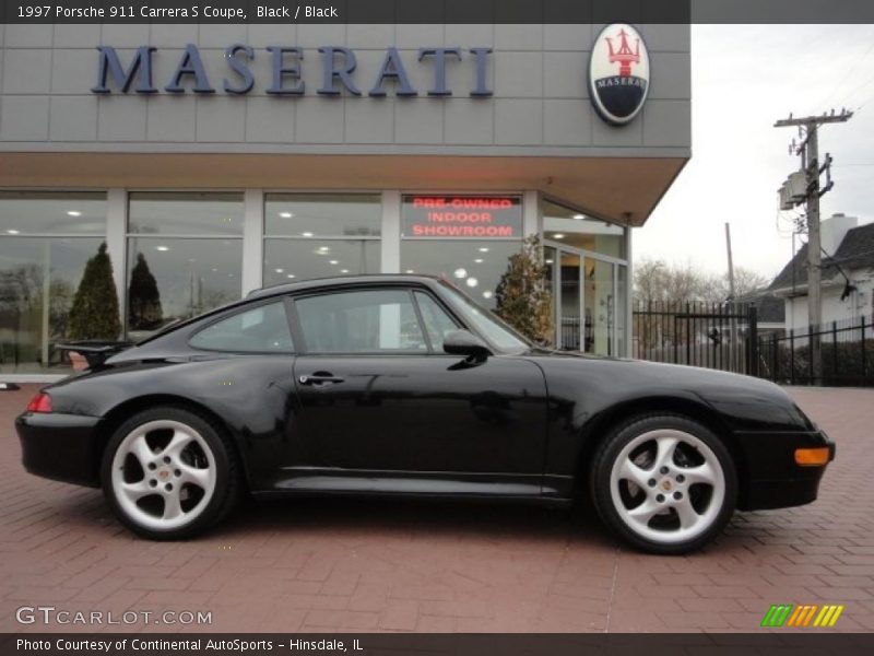 Black / Black 1997 Porsche 911 Carrera S Coupe