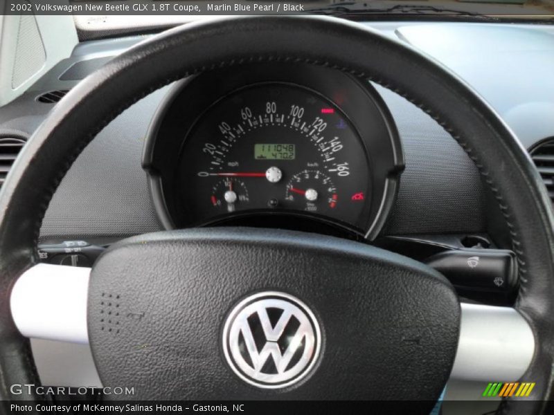 Marlin Blue Pearl / Black 2002 Volkswagen New Beetle GLX 1.8T Coupe