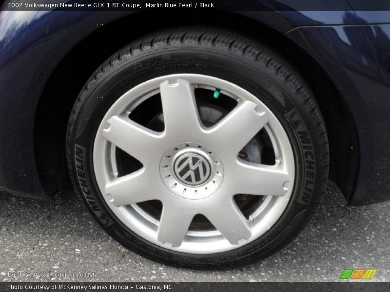 Marlin Blue Pearl / Black 2002 Volkswagen New Beetle GLX 1.8T Coupe