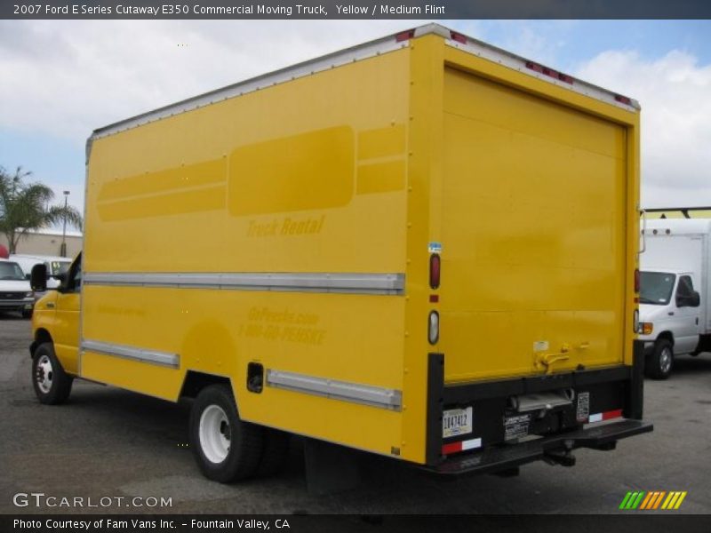 Yellow / Medium Flint 2007 Ford E Series Cutaway E350 Commercial Moving Truck