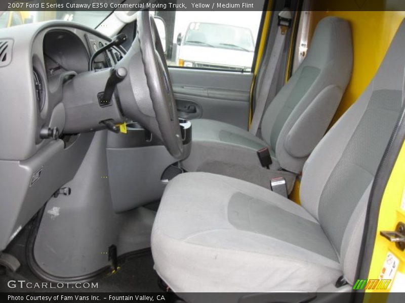 Yellow / Medium Flint 2007 Ford E Series Cutaway E350 Commercial Moving Truck