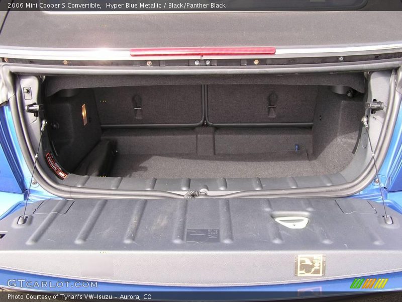 Hyper Blue Metallic / Black/Panther Black 2006 Mini Cooper S Convertible