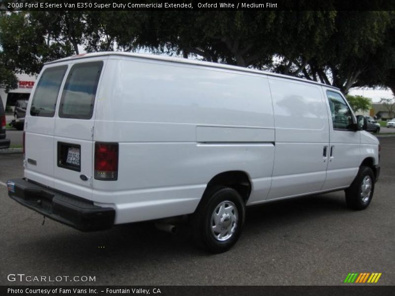 Oxford White / Medium Flint 2008 Ford E Series Van E350 Super Duty Commericial Extended