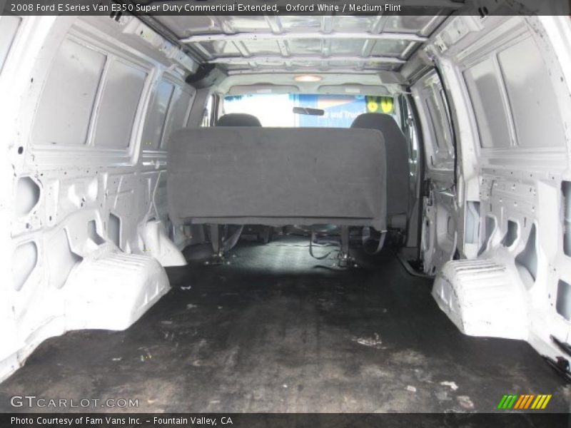 Oxford White / Medium Flint 2008 Ford E Series Van E350 Super Duty Commericial Extended