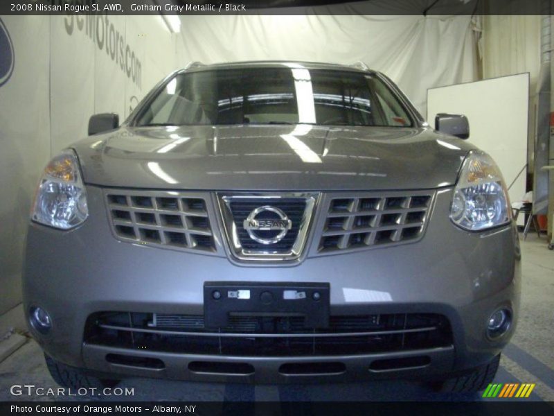 Gotham Gray Metallic / Black 2008 Nissan Rogue SL AWD