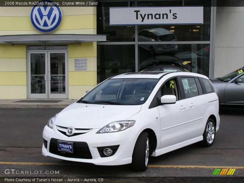 Crystal White / Sand 2008 Mazda MAZDA5 Touring