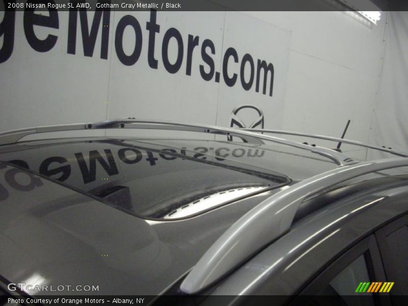 Gotham Gray Metallic / Black 2008 Nissan Rogue SL AWD