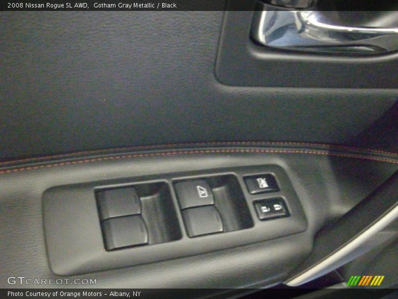 Gotham Gray Metallic / Black 2008 Nissan Rogue SL AWD