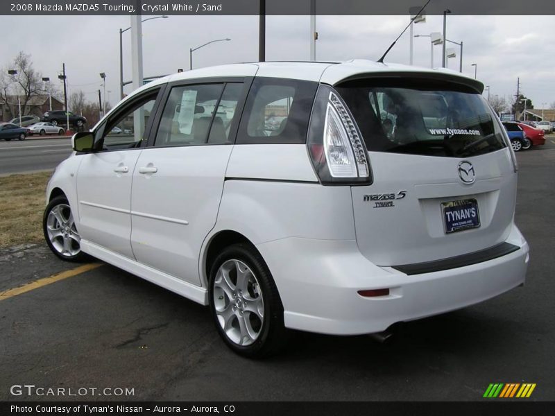 Crystal White / Sand 2008 Mazda MAZDA5 Touring