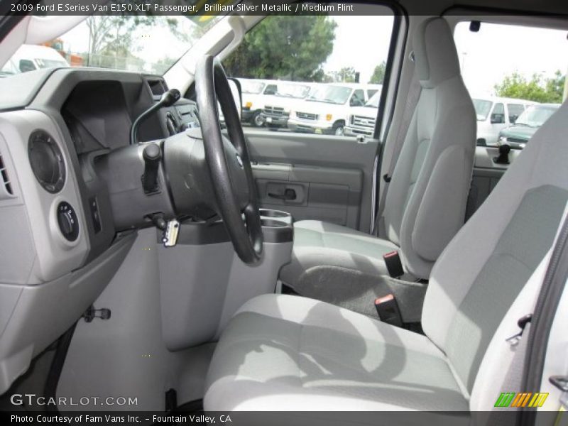  2009 E Series Van E150 XLT Passenger Medium Flint Interior