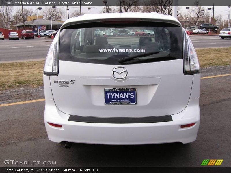 Crystal White / Sand 2008 Mazda MAZDA5 Touring