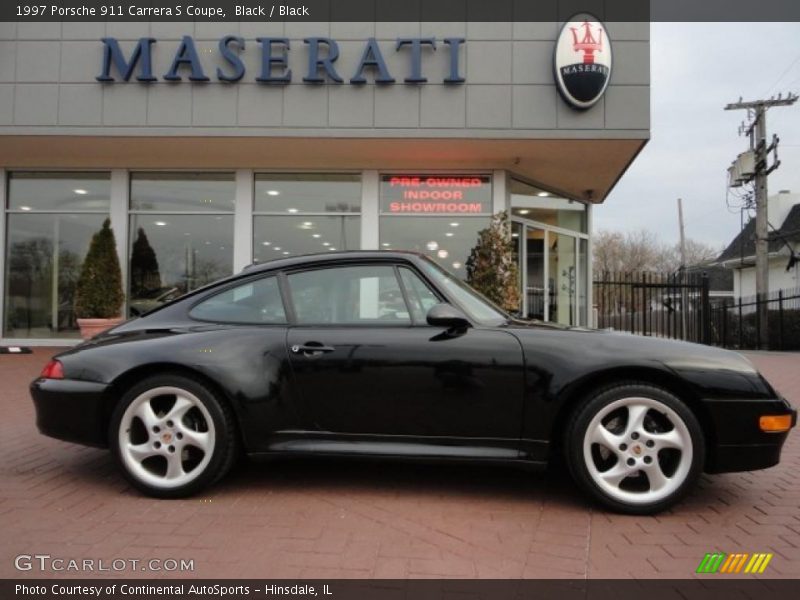 Black / Black 1997 Porsche 911 Carrera S Coupe