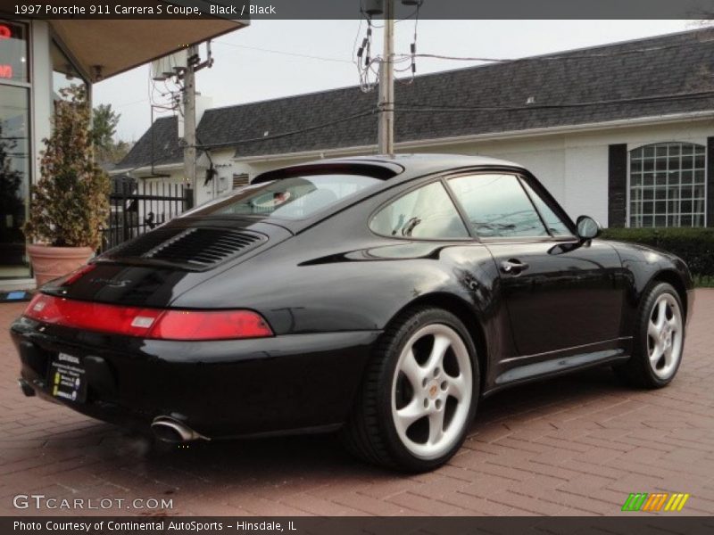 Black / Black 1997 Porsche 911 Carrera S Coupe