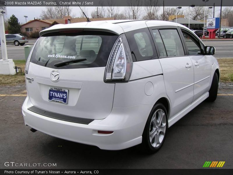 Crystal White / Sand 2008 Mazda MAZDA5 Touring