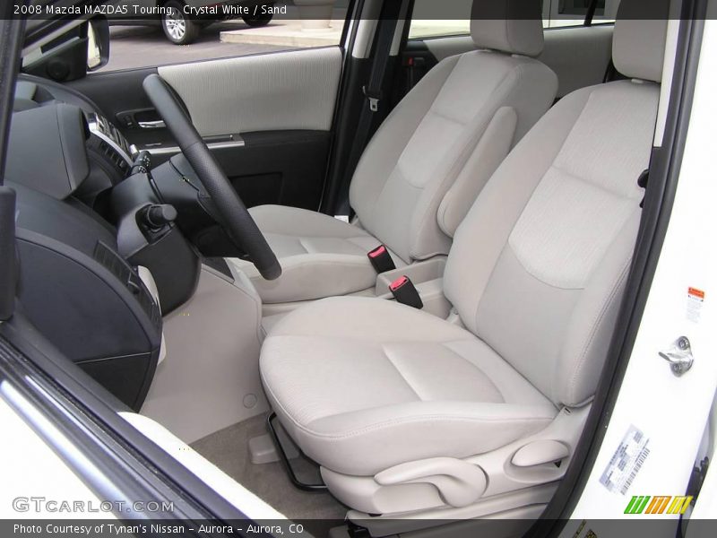 Crystal White / Sand 2008 Mazda MAZDA5 Touring