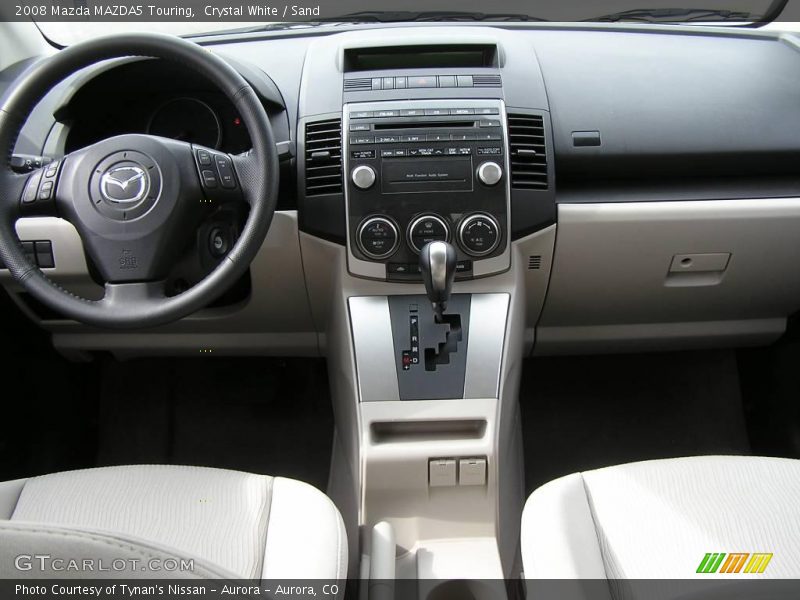 Crystal White / Sand 2008 Mazda MAZDA5 Touring