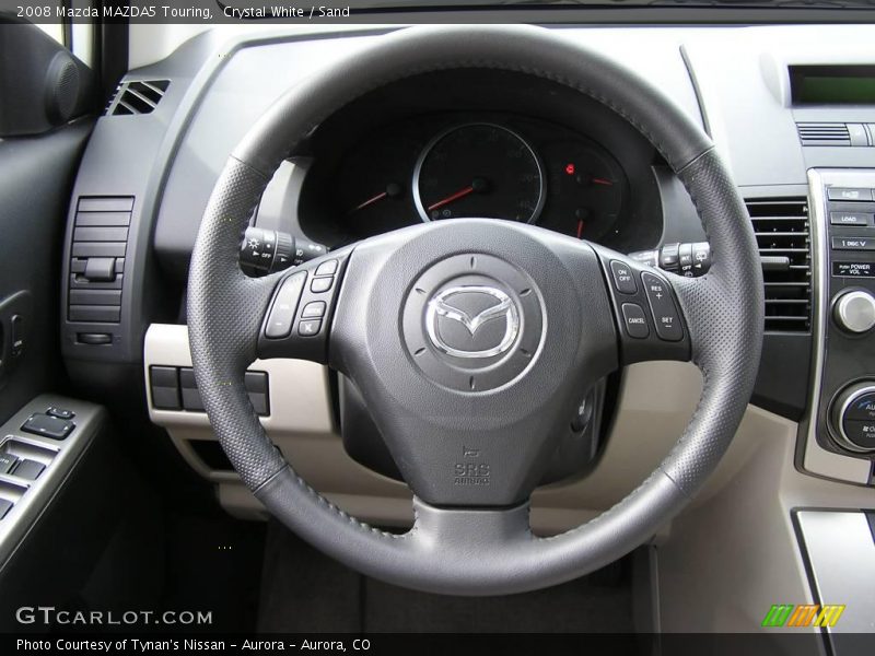 Crystal White / Sand 2008 Mazda MAZDA5 Touring