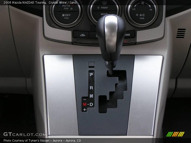 Crystal White / Sand 2008 Mazda MAZDA5 Touring