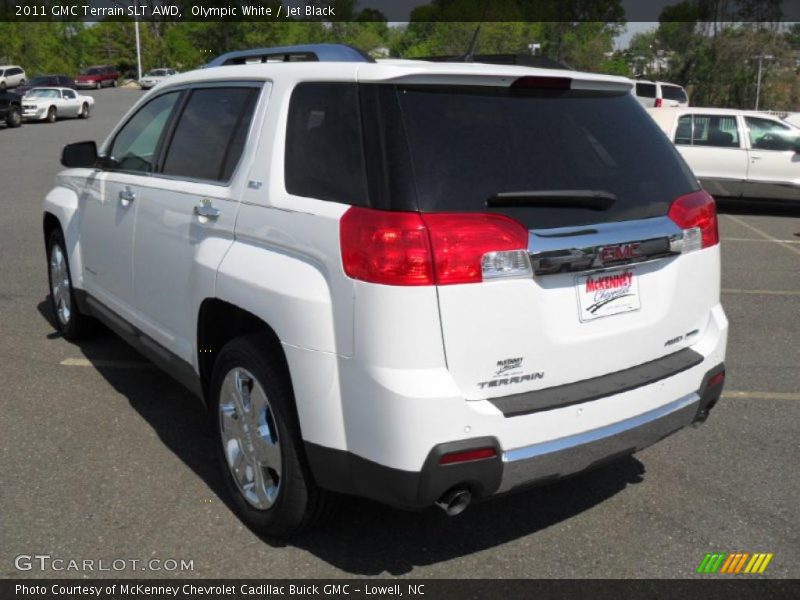 Olympic White / Jet Black 2011 GMC Terrain SLT AWD