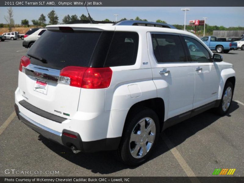 Olympic White / Jet Black 2011 GMC Terrain SLT AWD