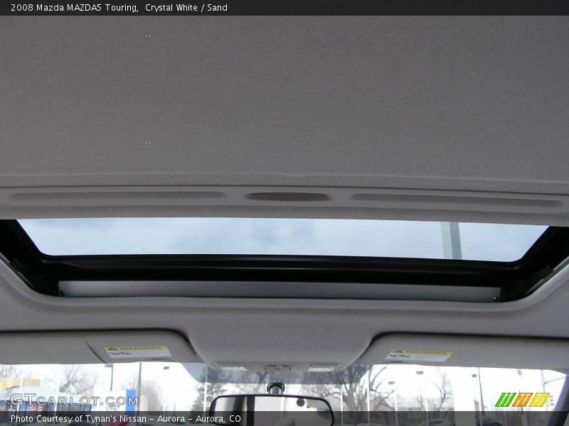 Crystal White / Sand 2008 Mazda MAZDA5 Touring