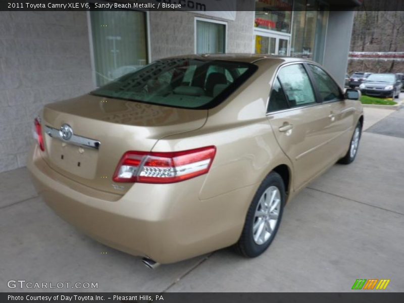 Sandy Beach Metallic / Bisque 2011 Toyota Camry XLE V6