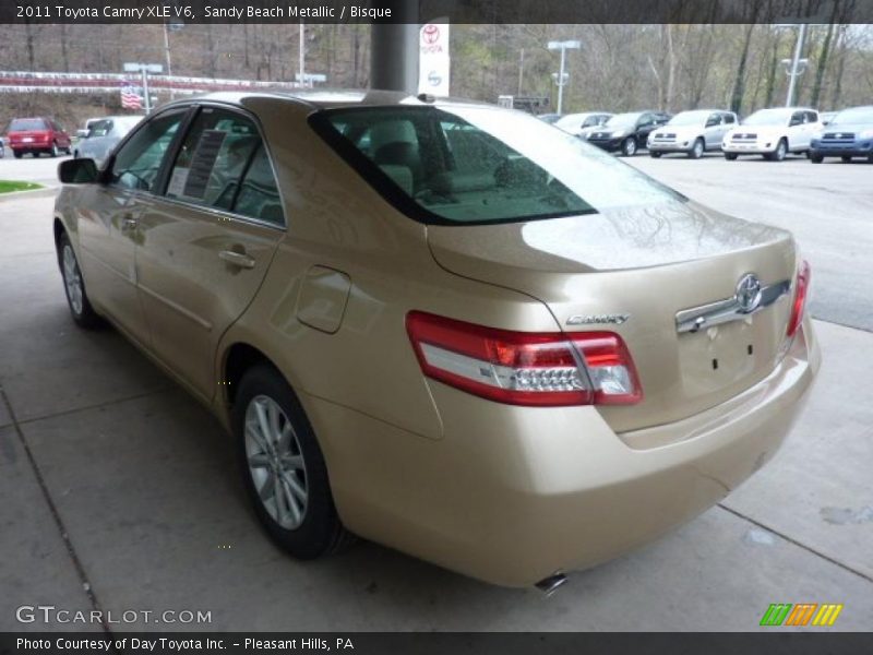 Sandy Beach Metallic / Bisque 2011 Toyota Camry XLE V6
