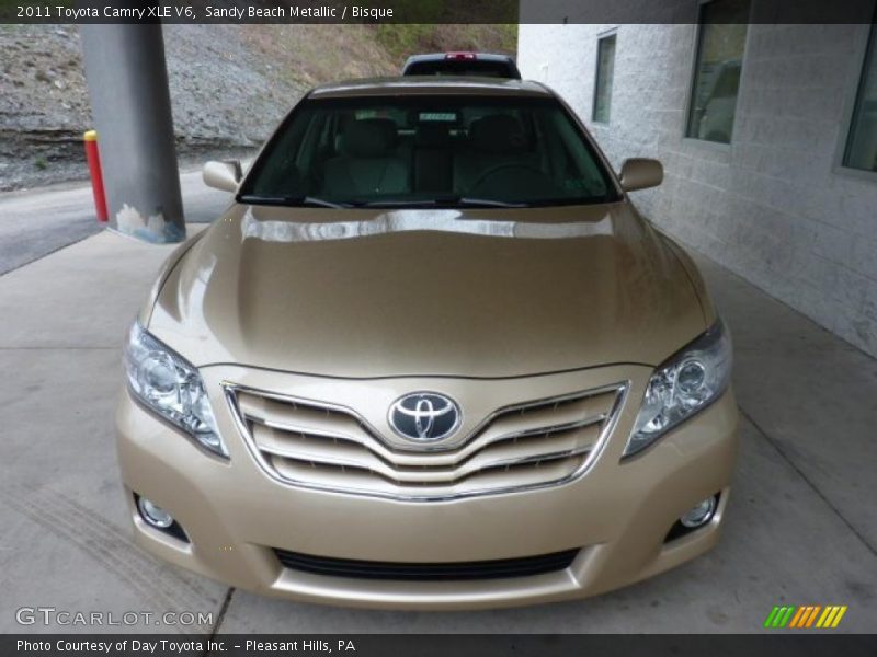 Sandy Beach Metallic / Bisque 2011 Toyota Camry XLE V6