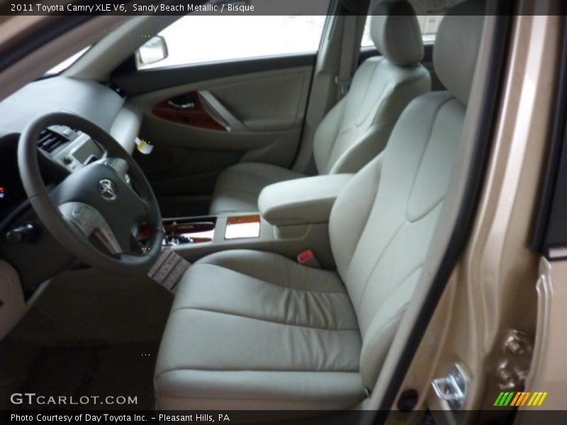 Sandy Beach Metallic / Bisque 2011 Toyota Camry XLE V6