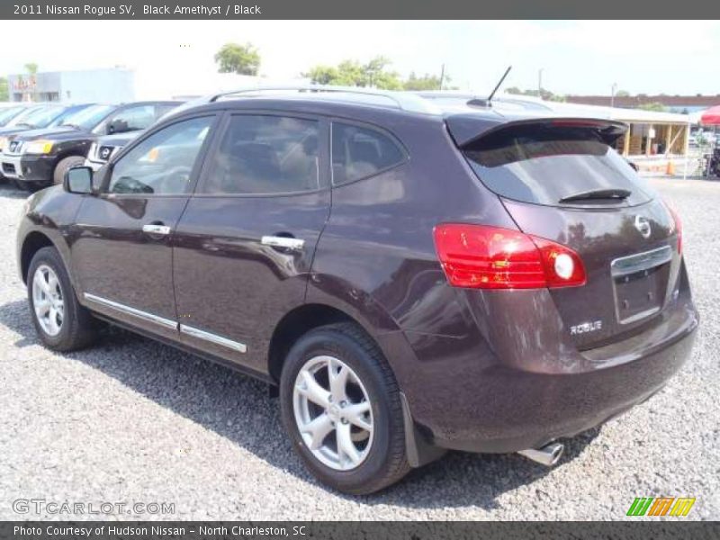 Black Amethyst / Black 2011 Nissan Rogue SV