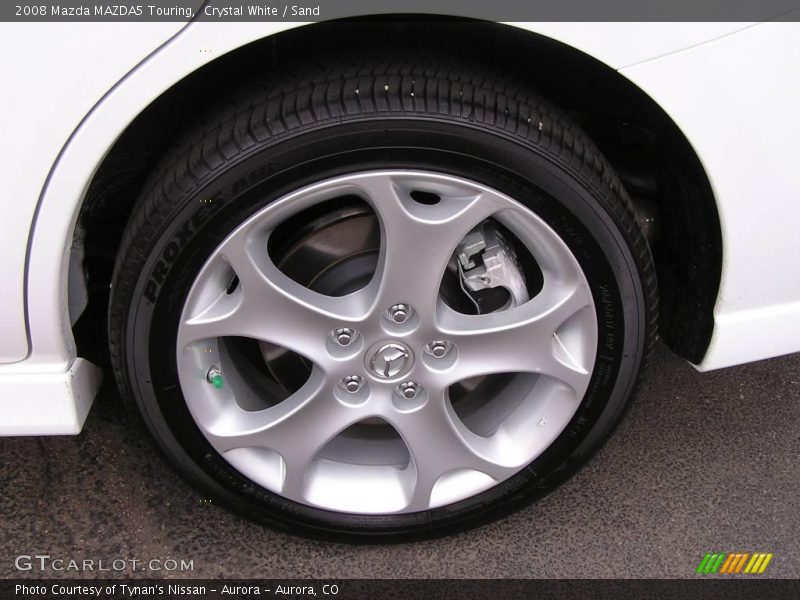 Crystal White / Sand 2008 Mazda MAZDA5 Touring